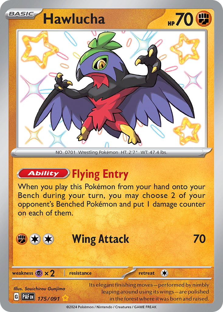 Paldean Fates Hawlucha #175/91